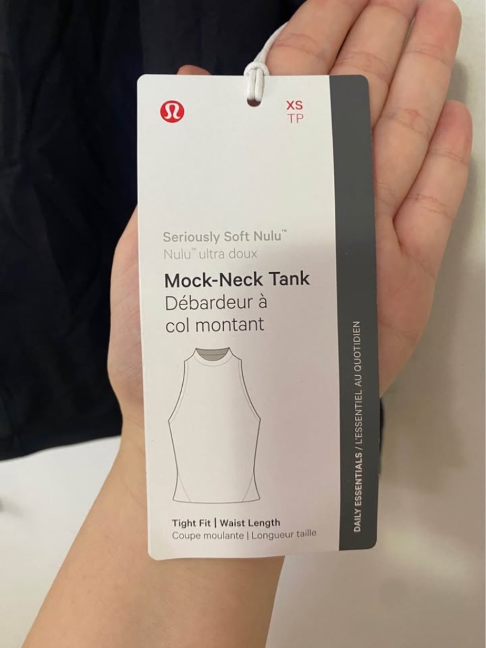 NWT Lululemon Nulu Mockneck Tank Top - Picture 8 of 8